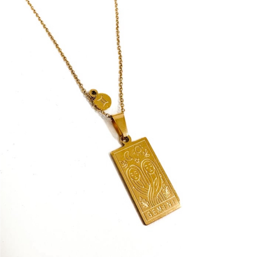 Gemini Zodiac Sign Necklace